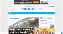 Desktop Screenshot of donaukurier.de
