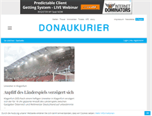 Tablet Screenshot of donaukurier.de